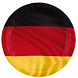 Duitsland Borden Vlag 23cm 8st Duitsland Borden Vlag 23cm 8st