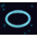 Blauwe Armband Glow In The Dark 20cm Blauwe Armband Glow In The Dark 20cm