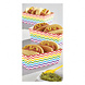 Gekleurde Snackbakje Strepen 11,4cm 24st Gekleurde Snackbakje Strepen 11,4cm 24st