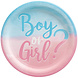 Gender Reveal Borden Rond 23cm 8st Gender Reveal Borden Rond 23cm 8st