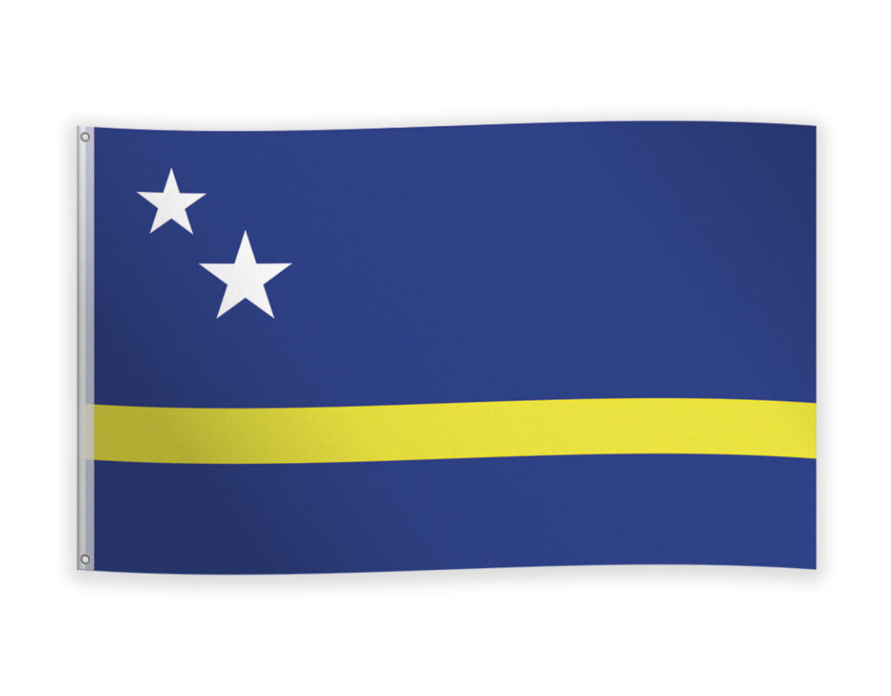 Vlag Curacao 1,5m Partywinkel