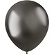 Zwarte Ballonnen Chroom 33cm 50st Zwarte Ballonnen Chroom 33cm 50st