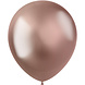 Rose Gouden Ballonnen Chroom 33cm 50st Rose Gouden Ballonnen Chroom 33cm 50st