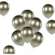 Champagne Gouden Ballonnen Chroom 33cm 10st Champagne Gouden Ballonnen Chroom 33cm 10st