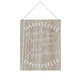 Hangdecoratie Tekstbord Hout 20cm Hangdecoratie Tekstbord Hout 20cm