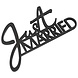 Bruiloft Tafeldecoratie Just Married Hout 12cm Bruiloft Tafeldecoratie Just Married Hout 12cm
