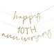 Gouden Slinger Happy Anniversary 2m Gouden Slinger Happy Anniversary 2m