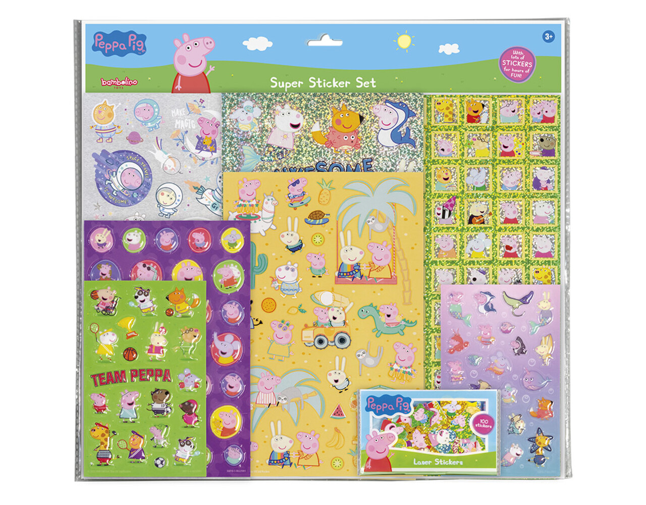 Peppa Pig Stickerset Groot Partywinkel