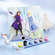 Frozen Canvas Plaster Casting Frozen Canvas Plaster Casting