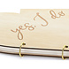 Gastenboek Hart Yes I Do Hout Gastenboek Hart Yes I Do Hout