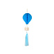 Blauwe Honeycomb Luchtballon Blauwe Honeycomb Luchtballon