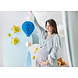 Blauwe Honeycomb Luchtballon Blauwe Honeycomb Luchtballon