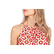Festival setje (top met rok) (V) rood Festival setje (top met rok) (V) rood