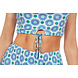 Festival setje (top met rok) (V) blauw Festival setje (top met rok) (V) blauw