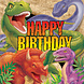 Dino Servetten Happy Birthday 33cm 16st Dino Servetten Happy Birthday 33cm 16st