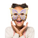 Gekleurde Vlinder Maskers 19cm 8st Gekleurde Vlinder Maskers 19cm 8st