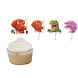 Dino Cocktailprikkers 6,4cm 12st Dino Cocktailprikkers 6,4cm 12st