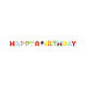 Boerderij Letterslinger Happy Birthday 2,5m Boerderij Letterslinger Happy Birthday 2,5m