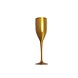 Champagne Glazen Goud Herbruikbaar 150ml 4st Champagne Glazen Goud Herbruikbaar 150ml 4st
