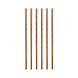 Papieren Rose Gouden Metallic Rietjes 19,7cm 20st Papieren Rose Gouden Metallic Rietjes 19,7cm 20st