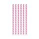 Papieren Rietjes Fuchsia Gestreept 19,7cm 20st Papieren Rietjes Fuchsia Gestreept 19,7cm 20st