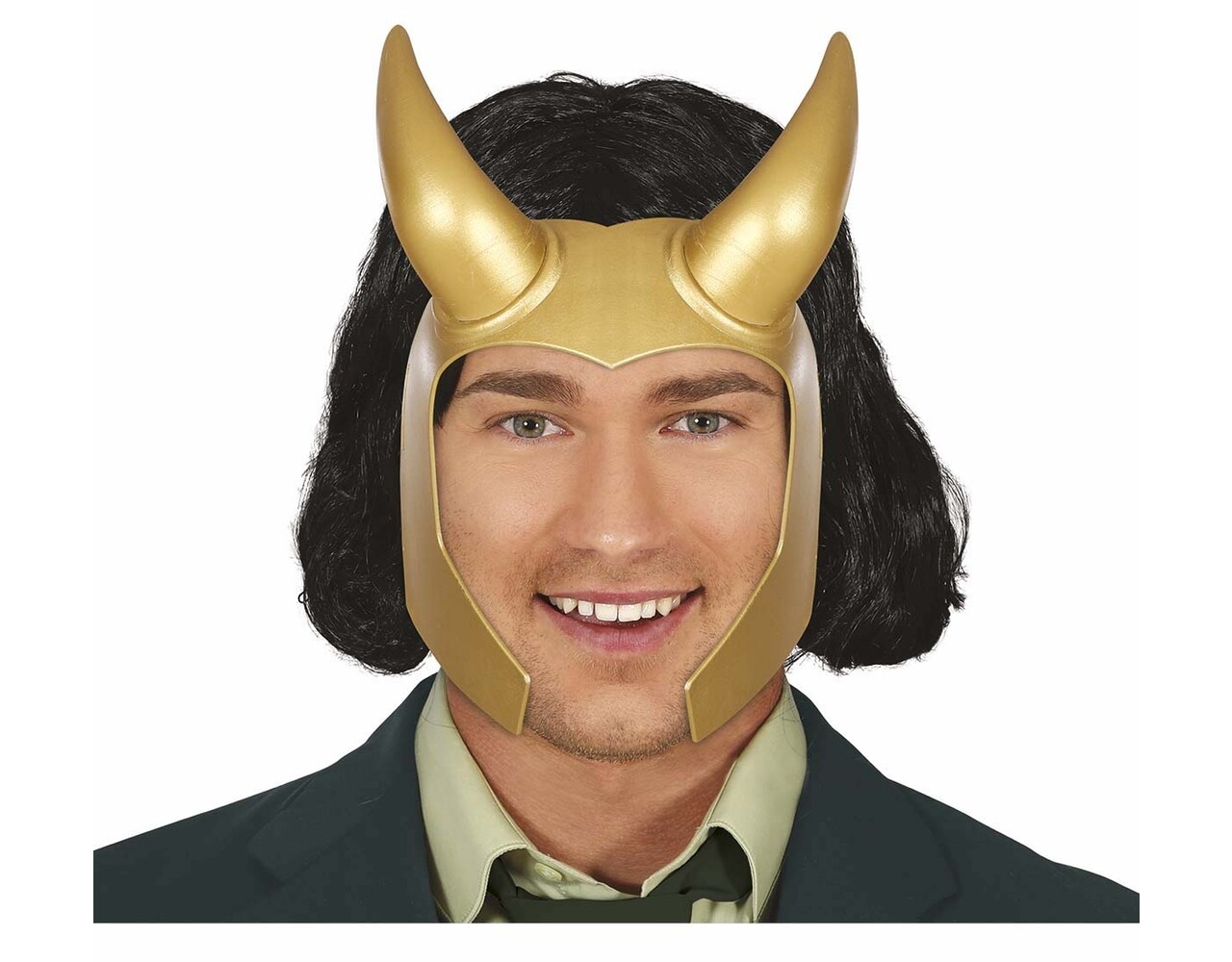 Gouden Helm Met Hoorns - Partywinkel