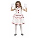 Clown Halloween Kostuum Meisje Wit Clown Halloween Kostuum Meisje Wit