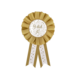 Goud Witte Rozet I Did It Goud Witte Rozet I Did It