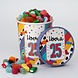 Gekleurde Snoepbakje 25 Jaar 12cm Gekleurde Snoepbakje 25 Jaar 12cm