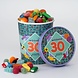 Gekleurde Snoepbakje 30 Jaar 12cm Gekleurde Snoepbakje 30 Jaar 12cm