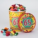 Gekleurde Snoepbakje 65 Jaar 12cm Gekleurde Snoepbakje 65 Jaar 12cm