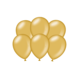 Gouden Ballonnen Metallic 30cm 6st Gouden Ballonnen Metallic 30cm 6st