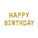 Gouden Happy Birthday Ballonnen Set 1,9m Gouden Happy Birthday Ballonnen Set 1,9m