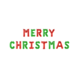 Groen Rode Ballonnen Set Merry Christmas 1,9m Groen Rode Ballonnen Set Merry Christmas 1,9m