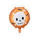 Halloween Helium Ballon Doodshoofd Leeg 45cm Halloween Helium Ballon Doodshoofd Leeg 45cm