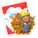 Bob De Bouwer Uitnodigingen 6st Bob De Bouwer Uitnodigingen 6st