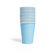 14 Paper cups 210ml Light blue 14 Paper cups 210ml Light blue