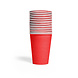 14 Paper cups 210ml Red 14 Paper cups 210ml Red