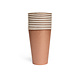 10 Paper cups 350ml Rose gold 10 Paper cups 350ml Rose gold