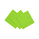 20 Napkins 3-ply 24x24cm Lime green 20 Napkins 3-ply 24x24cm Lime green