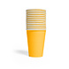 14 Paper cups 210ml Yellow 14 Paper cups 210ml Yellow