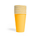 10 Paper cups 350ml Yellow 10 Paper cups 350ml Yellow