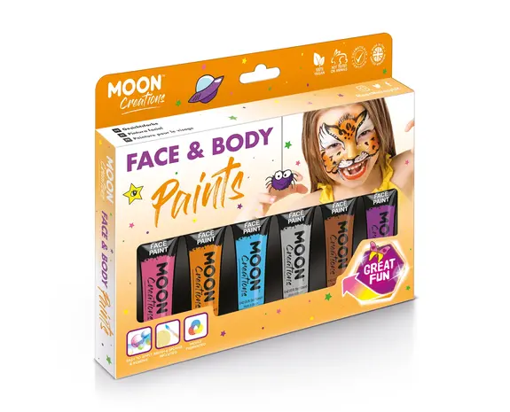 Moon Creations Face & Body Paint 12ml, Pink