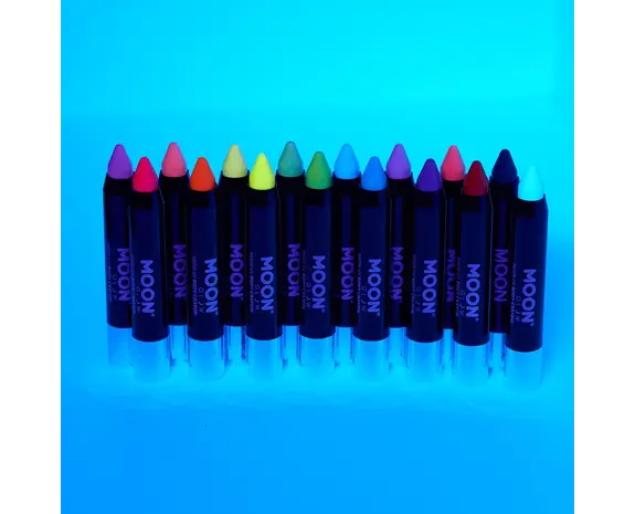 Neon UV Face Paint Stick Body Crayon by UV Glow 3.2g 