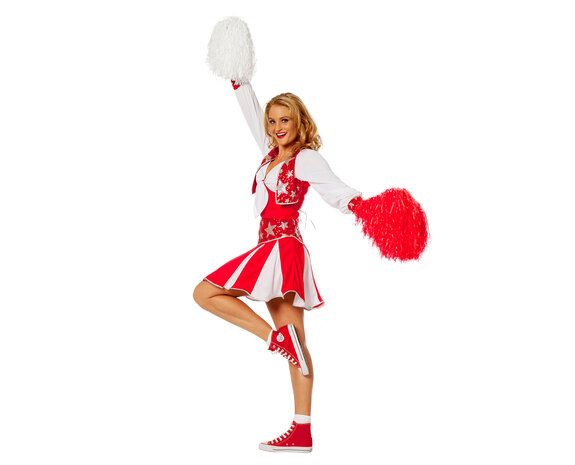 Cheerleader Pompon Roze - Partywinkel