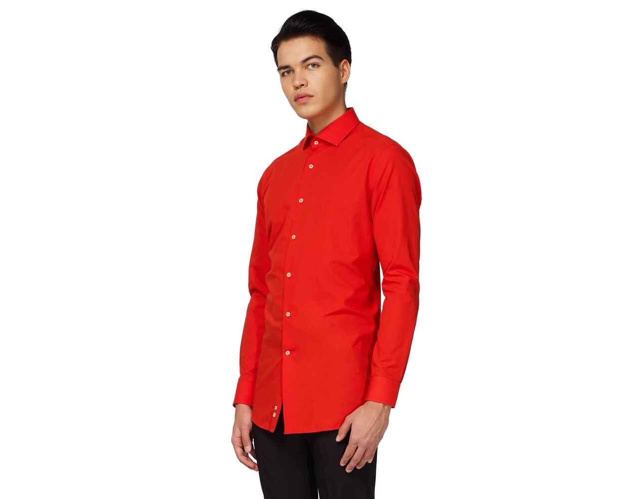 Rood overhemd heren sales