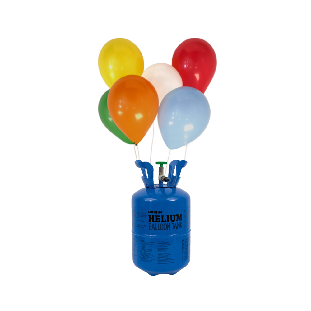 Helium Tank met 30 Ballonnen en Lint Partywinkel