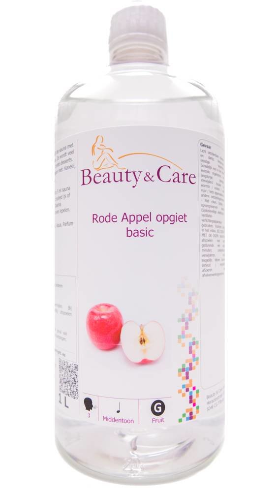 Beauty & Care Red Apple sauna aroma basic 1 liter Beauty & Care Red Apple sauna aroma basic 1 liter