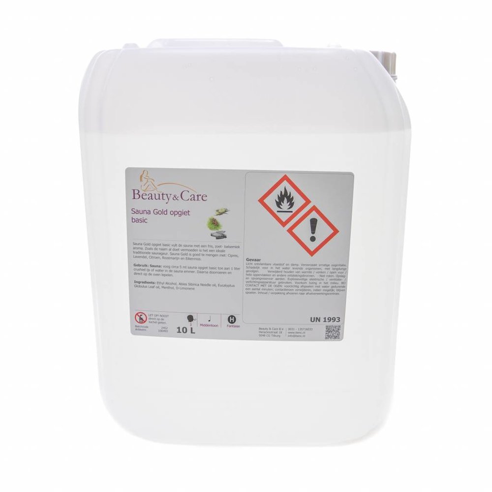 Beauty & Care Sauna Gold arôme sauna de base Beauty & Care Sauna Gold arôme sauna de base
