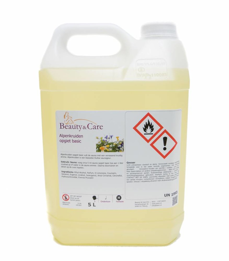 Beauty & Care Les herbes alpines arôme sauna de base Beauty & Care Les herbes alpines arôme sauna de base